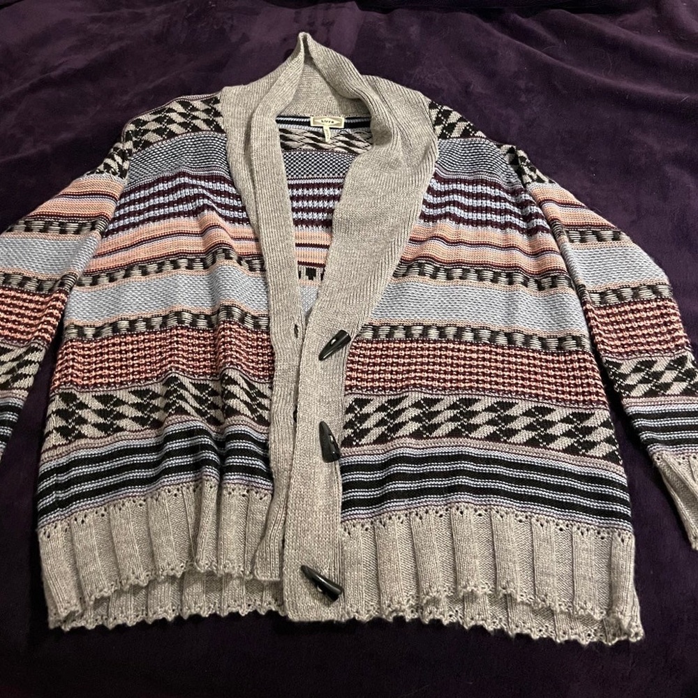 Kirra Patterned Cardigan Sweater